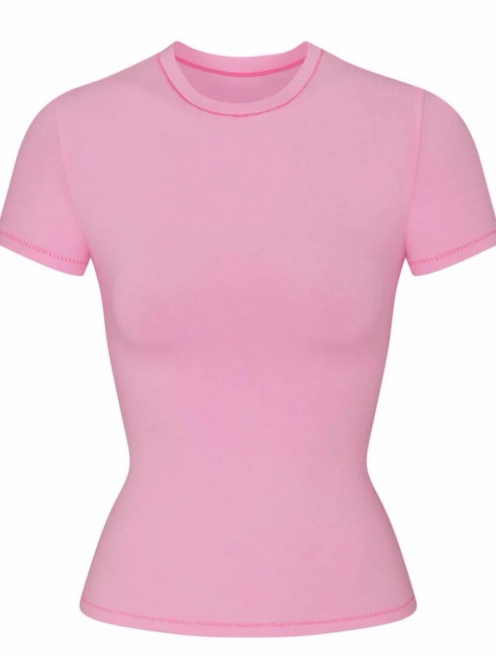 SKIMS cotton bubblegum top